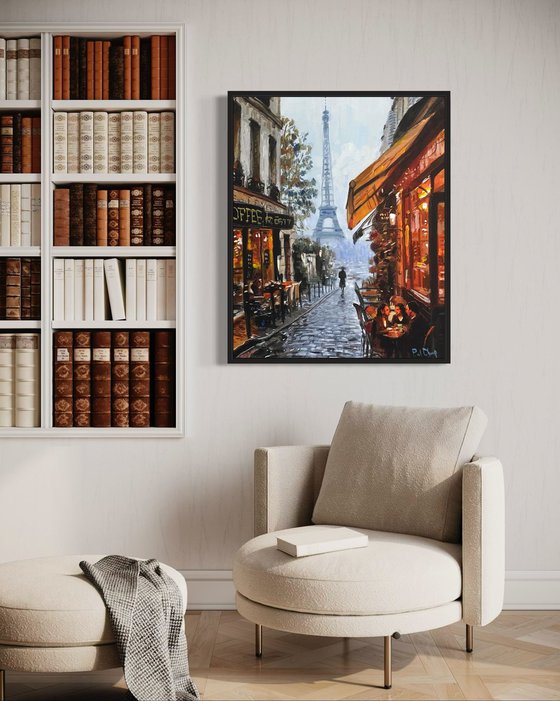 A Parisian Corner at Dusk