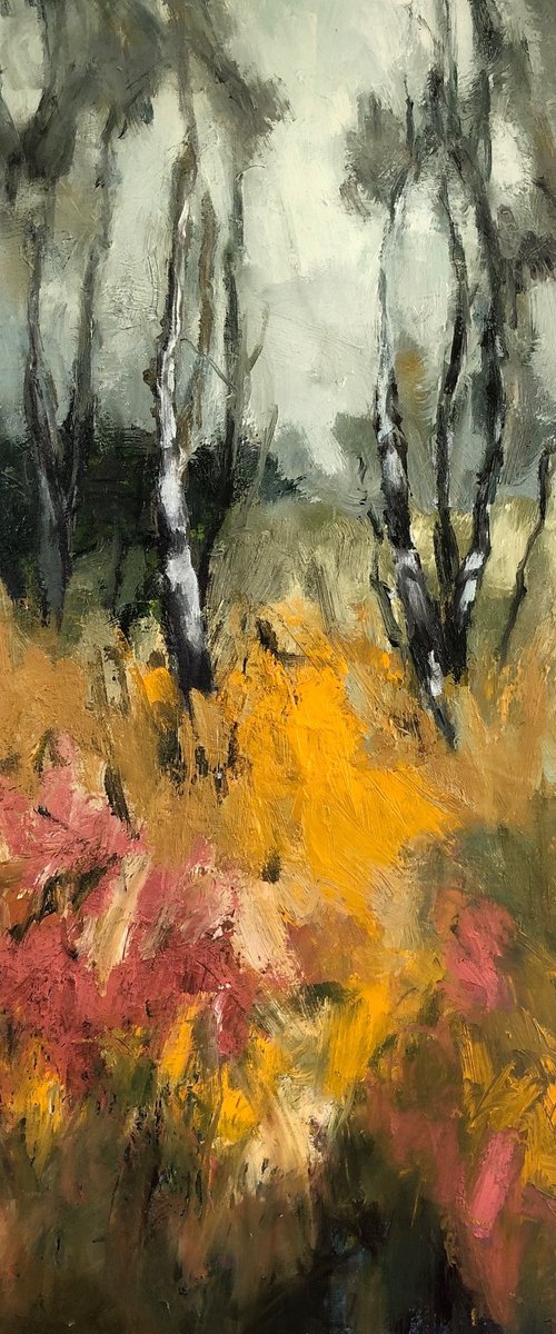 Forest Birches by Joanna Farrow