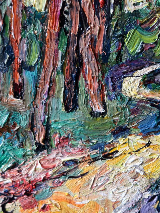 Pines. Morning.