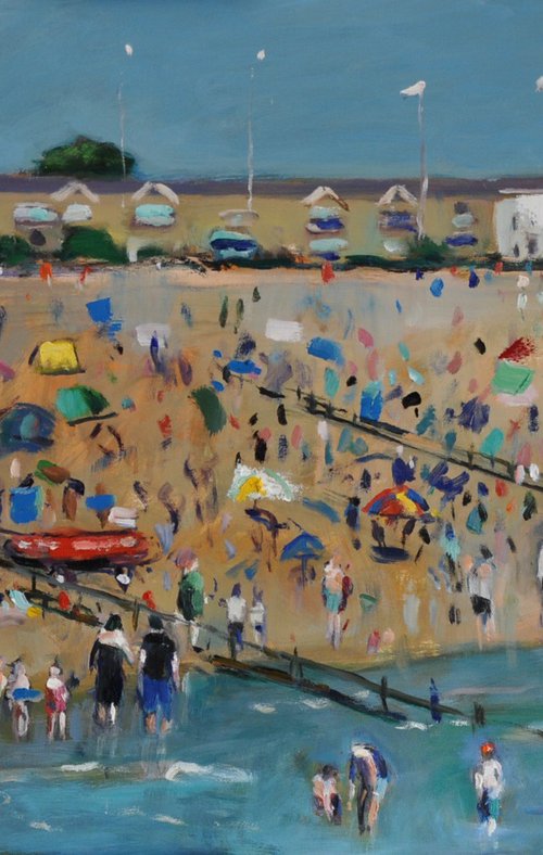 Littlehampton Beach in the Sun by Andre Pallat