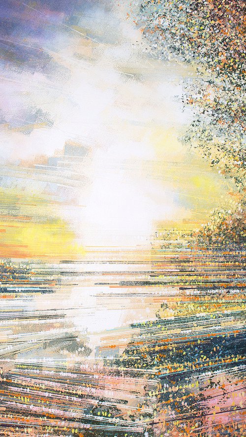 Forest Edge At Sunset by Marc Todd