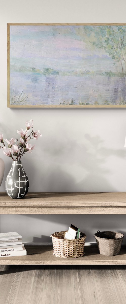 Early Morning Mist, Spring by Nikki Wheeler