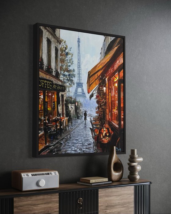 A Parisian Corner at Dusk