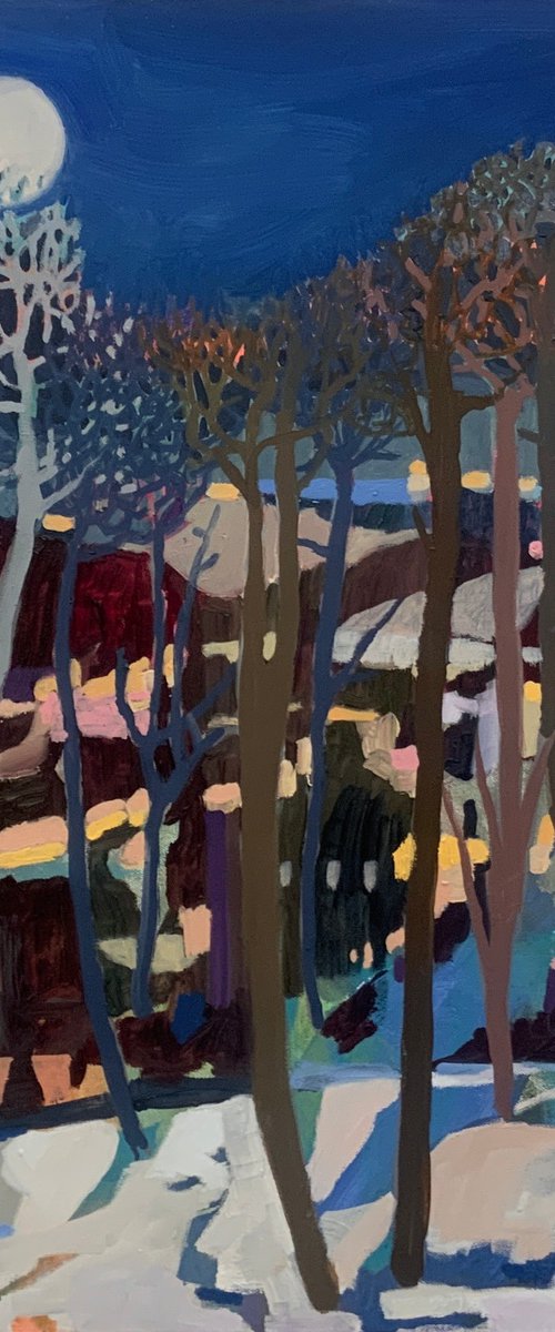 Wolf Moon Over Goshen Valley by Steven Page Prewitt