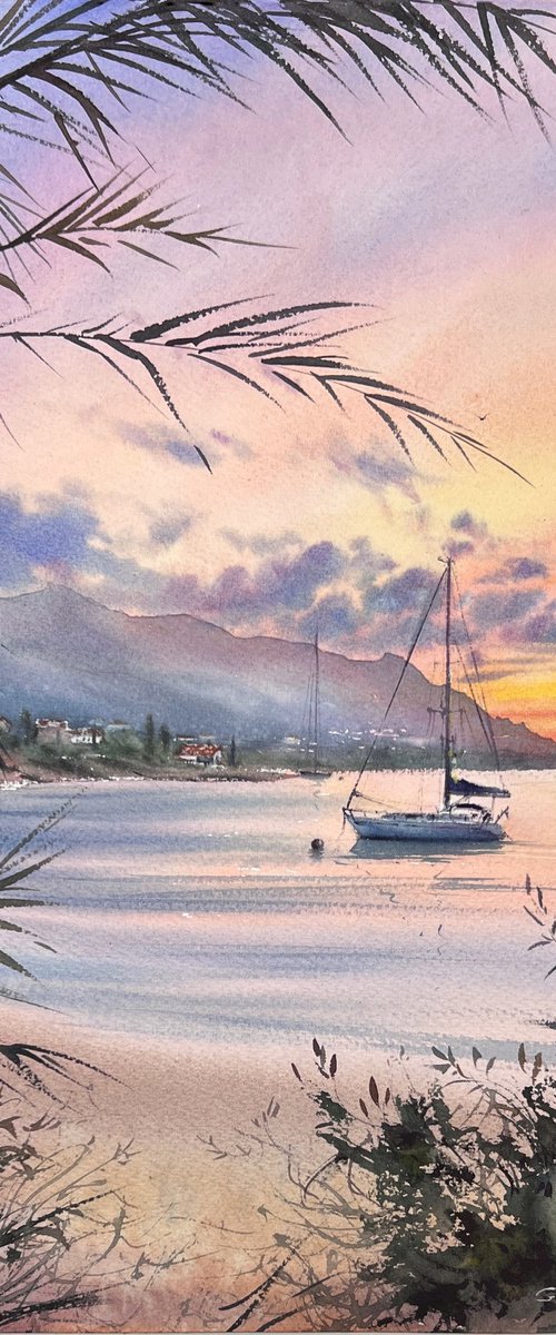 Golden Hour in Cyprus by Eugenia Gorbacheva
