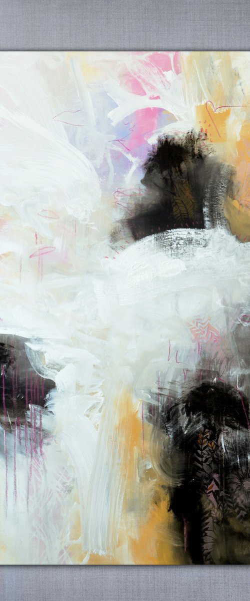 Pink Study in Contrasts by Andrada Anghel