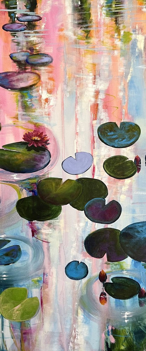 I Love Waterlilies 6 by Sandra Gebhardt-Hoepfner