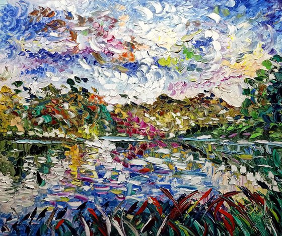 Colored Breeze on the Water
