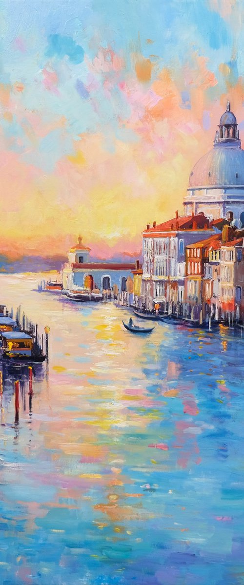 Magical Sunset in Venice by Behshad Arjomandi