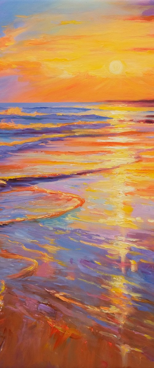 Emotional Sunset Seascape by Behshad Arjomandi