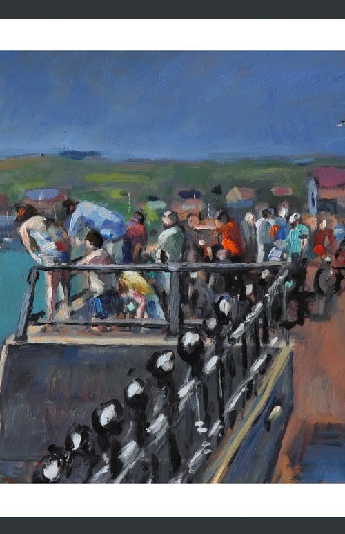 Sea Wall at Littlehampton by Andre Pallat