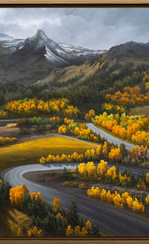 AUTUMN IN THE MOUNTAINS by Oleksii Vylusk