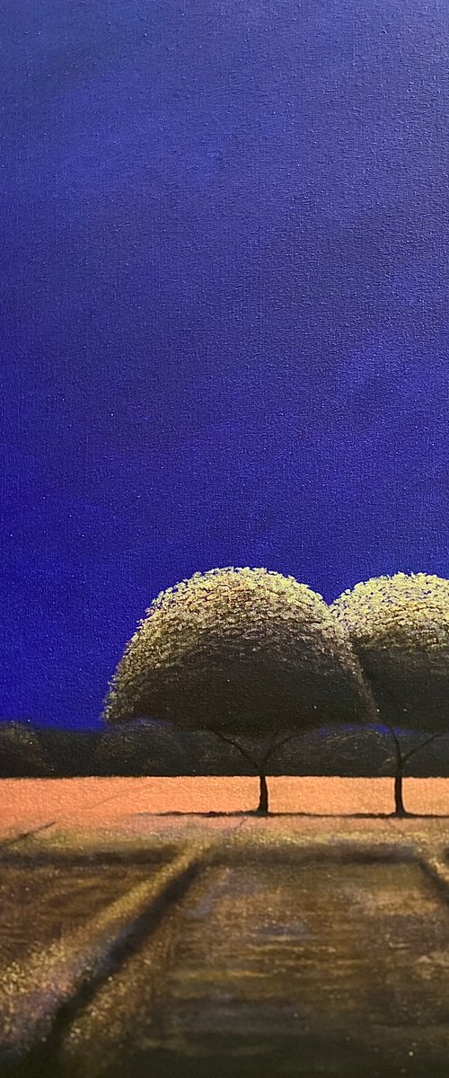 2 Trees Harvest Time by Simon Jones