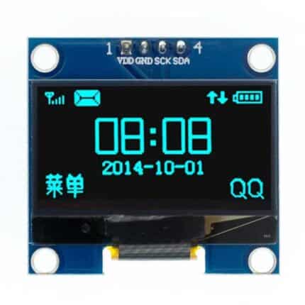 0.96 Inch OLED LCD Module (I2C, 4-Pin, Blue)