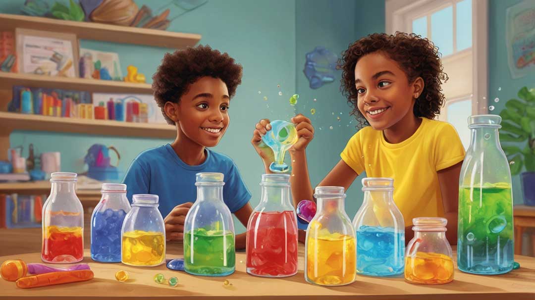 stem activities for kids such as DIY Lava Lamps 