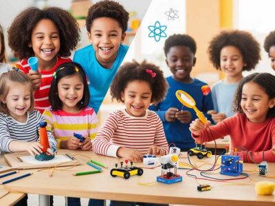 an image showing some stem activities for kids